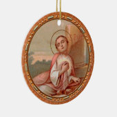 St. Tarcisius of Rome Roundel (BF 004) Keramik Ornament (Rechts)