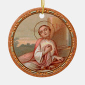 St. Tarcisius of Rome Roundel (BF 004) Keramik Ornament (Vorne)