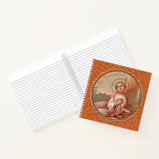 St. Tarcisius of Rome Roundel (BF 004) Notizblock (Innenseite)