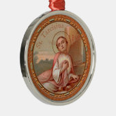 St. Tarcisius of Rome Roundel (BF 004) Ornament Aus Metall (Rechts)