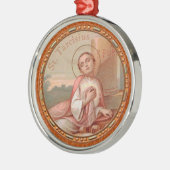 St. Tarcisius of Rome Roundel (BF 004) Ornament Aus Metall (Links)