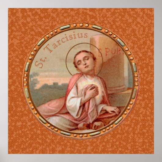 St. Tarcisius of Rome Roundel (BF 004) Poster (Vorne)