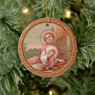 St. Tarcisius von Rom Rundel (BF 004) Keramik Ornament