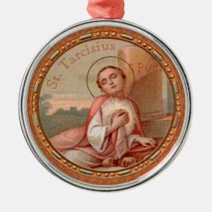 St. Tarcisius von Rom Rundel (BF 004) Ornament Aus Metall