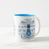 St. Tasse: St. Bernadette Soubirous Zweifarbige Tasse (VorderseiteRechts)