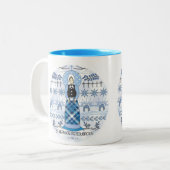 St. Tasse: St. Bernadette Soubirous Zweifarbige Tasse (Vorderseite Links)
