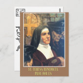 ST. TERESA BENEDICTA DES CROSS EDITH STEIN POSTKARTE (Vorne/Hinten)