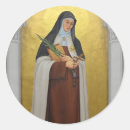 St. Teresa Benedikta St. Gotthard Von der subtropi Runder Aufkleber