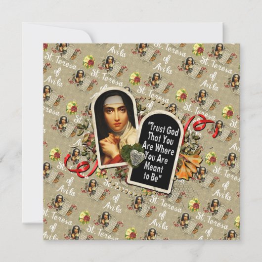 St Teresa de Avila Katholic Saint Therese (Vorderseite)