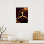 St Teresa de Avila Katholic Saint Therese Arco Poster (Küche)