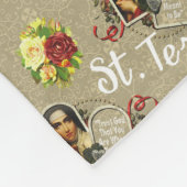 St Teresa de Avila Katholic Saint Therese Fleecedecke (Ecke)