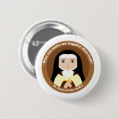 St. Teresa der Anden Button (Vorne & Hinten)