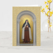 St. Teresa der Anden Carmelite Karte (Gelbe Blume)