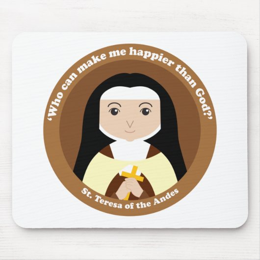 St. Teresa der Anden Mousepad (Vorne)