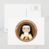 St. Teresa der Anden Postkarte (Vorne/Hinten)