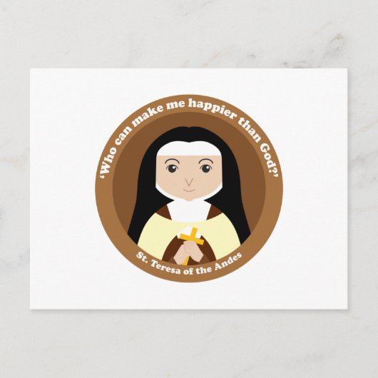 St. Teresa der Anden Postkarte (Vorderseite)