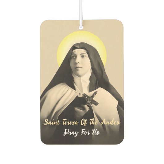 ST. TERESA DER ANDES AUTOLUFTERFRISCHER (Vorderseite)
