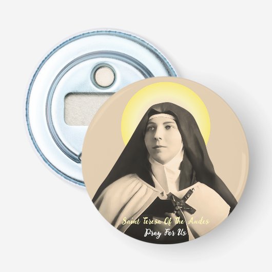 ST. TERESA DER ANDES FLASCHENÖFFNER (Vorderseite)