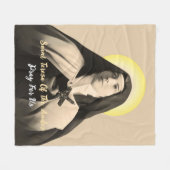 ST. TERESA DER ANDES FLEECEDECKE (Vorderseite (Horizontal))