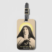 ST. TERESA DER ANDES GEPÄCKANHÄNGER (Vorderseite Vertikal)