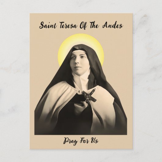 ST. TERESA DER ANDES POSTKARTE (Vorderseite)