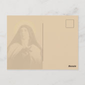 ST. TERESA DER ANDES POSTKARTE (Rückseite)