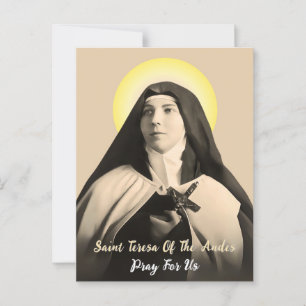 ST. TERESA DER ANDES POSTKARTE