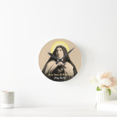 ST. TERESA DER ANDES RUNDE WANDUHR (Zuhause)