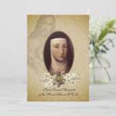 St. Teresa Margaret Redi vom Heiligen Herzen Karte (Stehend Vorderseite)