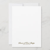 St. Teresa Margaret Redi vom Heiligen Herzen Karte (Rückseite)