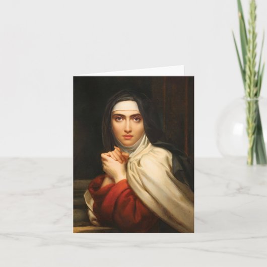 St. Teresa of Avila Card  Karte (Vorderseite)