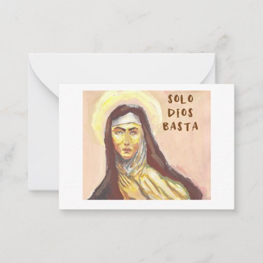 St. Teresa of Avila card Mitteilungskarte (Vorderseite)