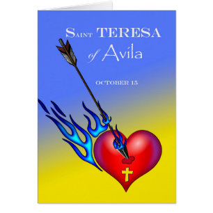 St. Teresa of Avila Fest Day, Herz und Pfeil