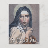St. Teresa of Avila (M 008) Postkarte (Vorderseite)