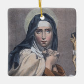 St. Teresa of Avila (M 008) Square Keramikornament (Vorderseite)