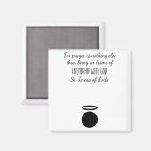 St. Teresa of Avila Quote Magnet (Vorderseite/Rückseite)