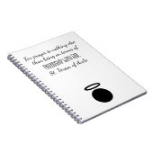 St. Teresa of Avila Quote Notebook Notizblock (Rechte Seite)