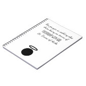 St. Teresa of Avila Quote Notebook Notizblock (Linke Seite)