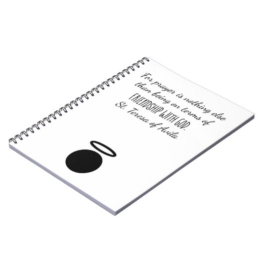 St. Teresa of Avila Quote Notebook Notizblock (Linke Seite)