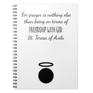 St. Teresa of Avila Quote Notebook Notizblock