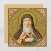 St. Teresa of Avila (SNV 27) Leere Grußkarte (Vorne/Hinten)