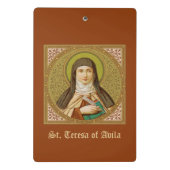 St. Teresa of Avila (SNV 27) Mini Clipboard #2a Klemmbrett (Rückseite)