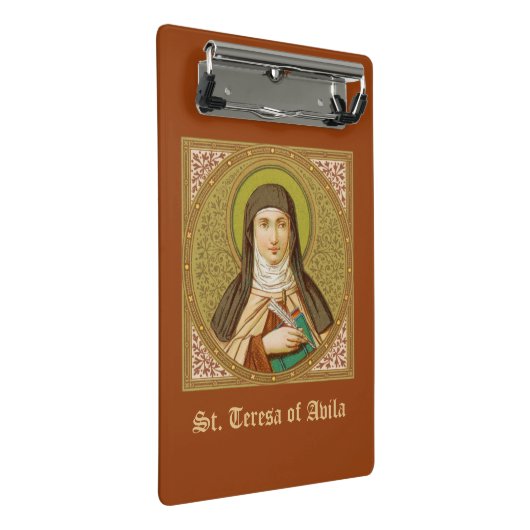 St. Teresa of Avila (SNV 27) Mini Clipboard #2a Mini Klemmbrett (Schrägansicht)