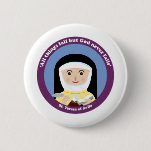 St Teresa von Avila Button