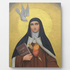 St. Teresa von Avila Katholische Karmelitenheilige Fotoplatte