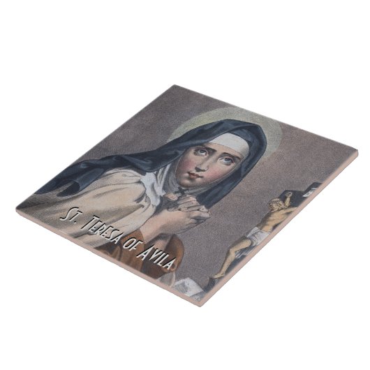 St. Teresa von Avila (M 008) Fliese (Seite)