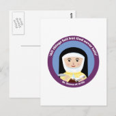 St. Teresa von Avila Postkarte (Vorne/Hinten)