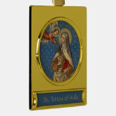 St. Teresa von Avila (SAU 28) Banner-Ornament Gold (Rechts)