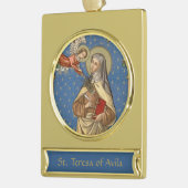 St. Teresa von Avila (SAU 28) Banner-Ornament Gold (Links)