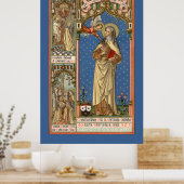 St. Teresa von Avila (SAU 28) Poster (Küche)